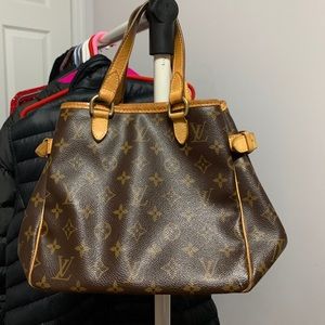 Louis Vuitton brown monogram canvas shoulder bag